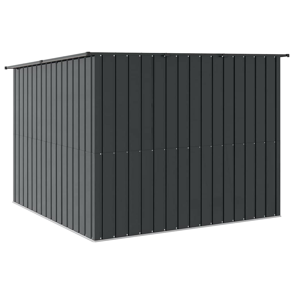 Fietsschuurtje 3 st Antraciet 216 x 207 x 158 cm Metaal