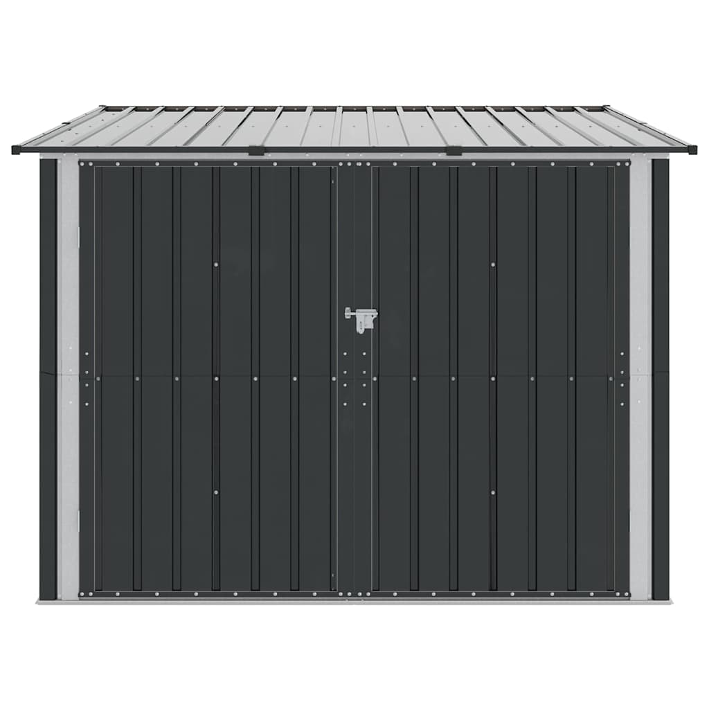 Fietsschuurtje 3 st Antraciet 216 x 207 x 158 cm Metaal