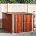 Fietsschuurtje 3 st Bruin 216 x 207 x 158 cm Metaal