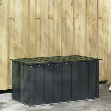 Tuinopslagdoos Zwart 101 x 56,5 x 50 cm Staal
