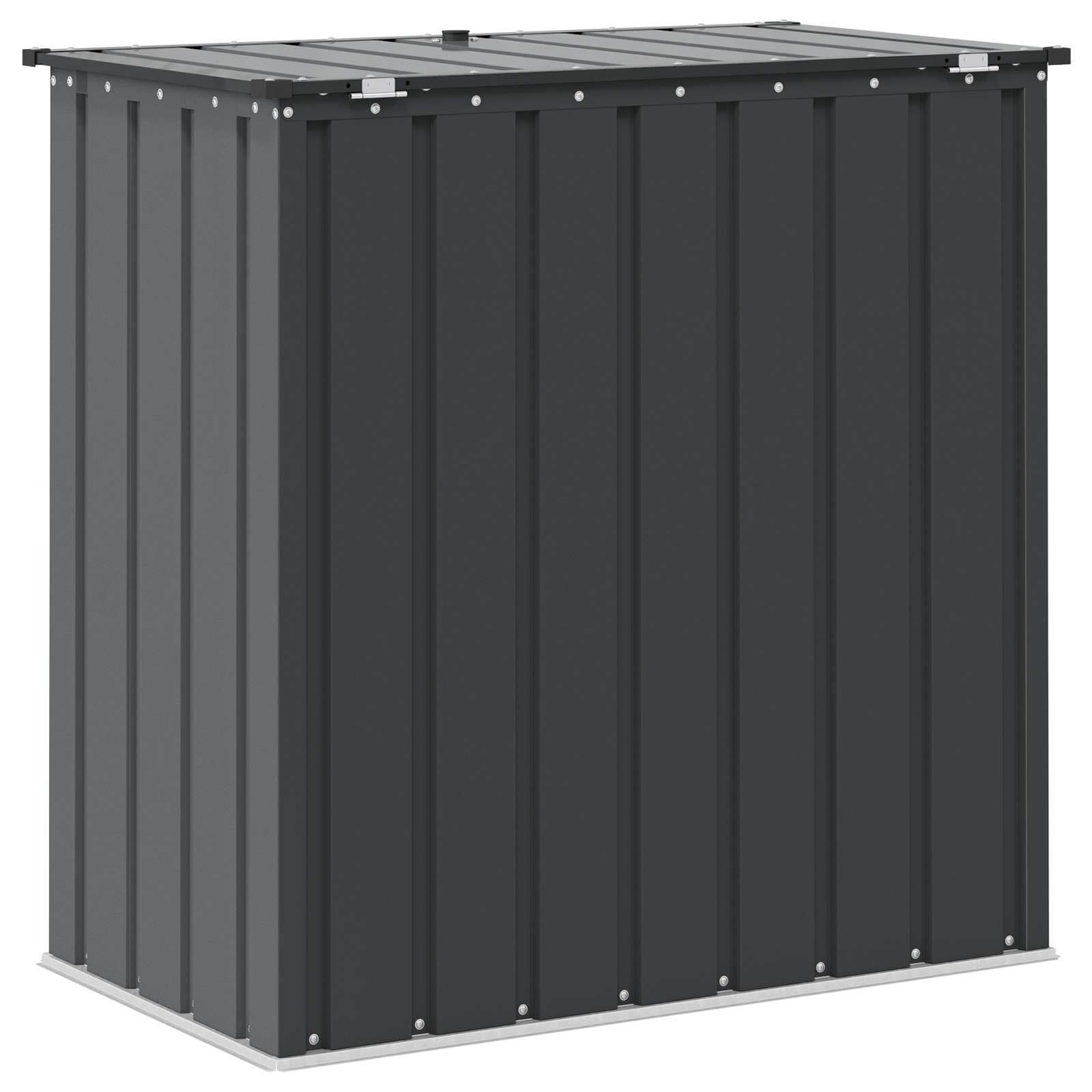 Tuinopslagdoos Zwart 101,5 x 57 x 100,5 cm Staal