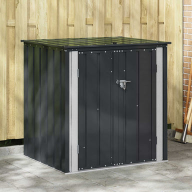 Tuinopslagdoos Zwart 101,5 x 82 x 100 cm Staal