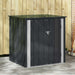 Tuinopslagdoos Zwart 101,5 x 82 x 100 cm Staal