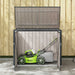 Tuinopslagdoos Zwart 151,5 x 82 x 110,5 cm Staal