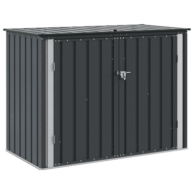Tuinopslagdoos Zwart 151,5 x 82 x 110,5 cm Staal