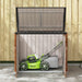 Tuinopslagdoos Bruin 151,5 x 82 x 110,5 cm Staal