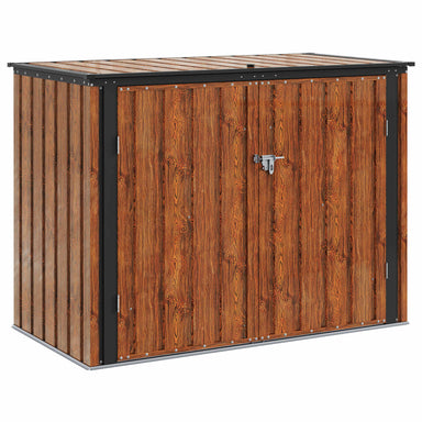 Tuinopslagdoos Bruin 151,5 x 82 x 110,5 cm Staal
