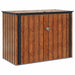 Tuinopslagdoos Bruin 151,5 x 82 x 110,5 cm Staal