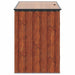 Tuinopslagdoos Bruin 151,5 x 82 x 110,5 cm Staal