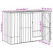 Tuinopslagdoos Bruin 214 x 82 x 132 cm Staal