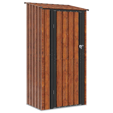 Tuinhuisjes Bruin 103 x 74 x 200 cm Metaal