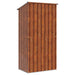 Tuinhuisjes Bruin 103 x 74 x 200 cm Metaal