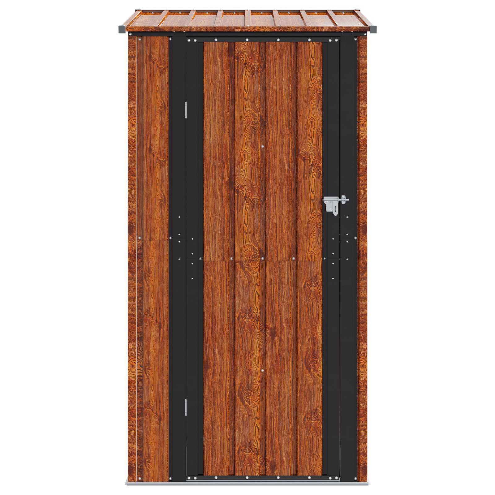 Tuinhuisjes Bruin 103 x 74 x 200 cm Metaal