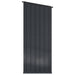Tuinhuisjes Antraciet 103 x 86 x 200 cm Metaal