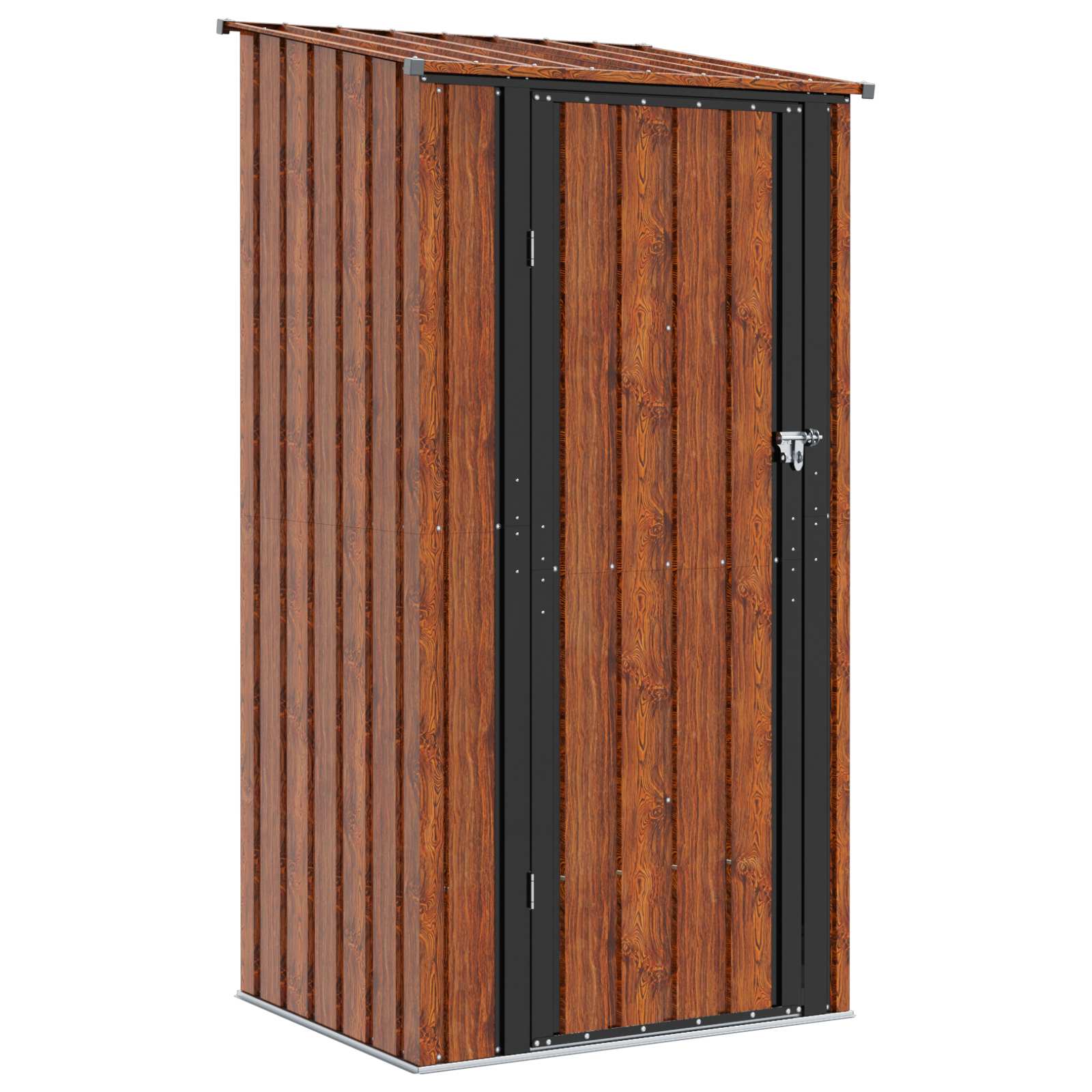 Tuinhuisjes Bruin 103 x 86 x 200 cm Metaal