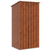 Tuinhuisjes Bruin 103 x 86 x 200 cm Metaal