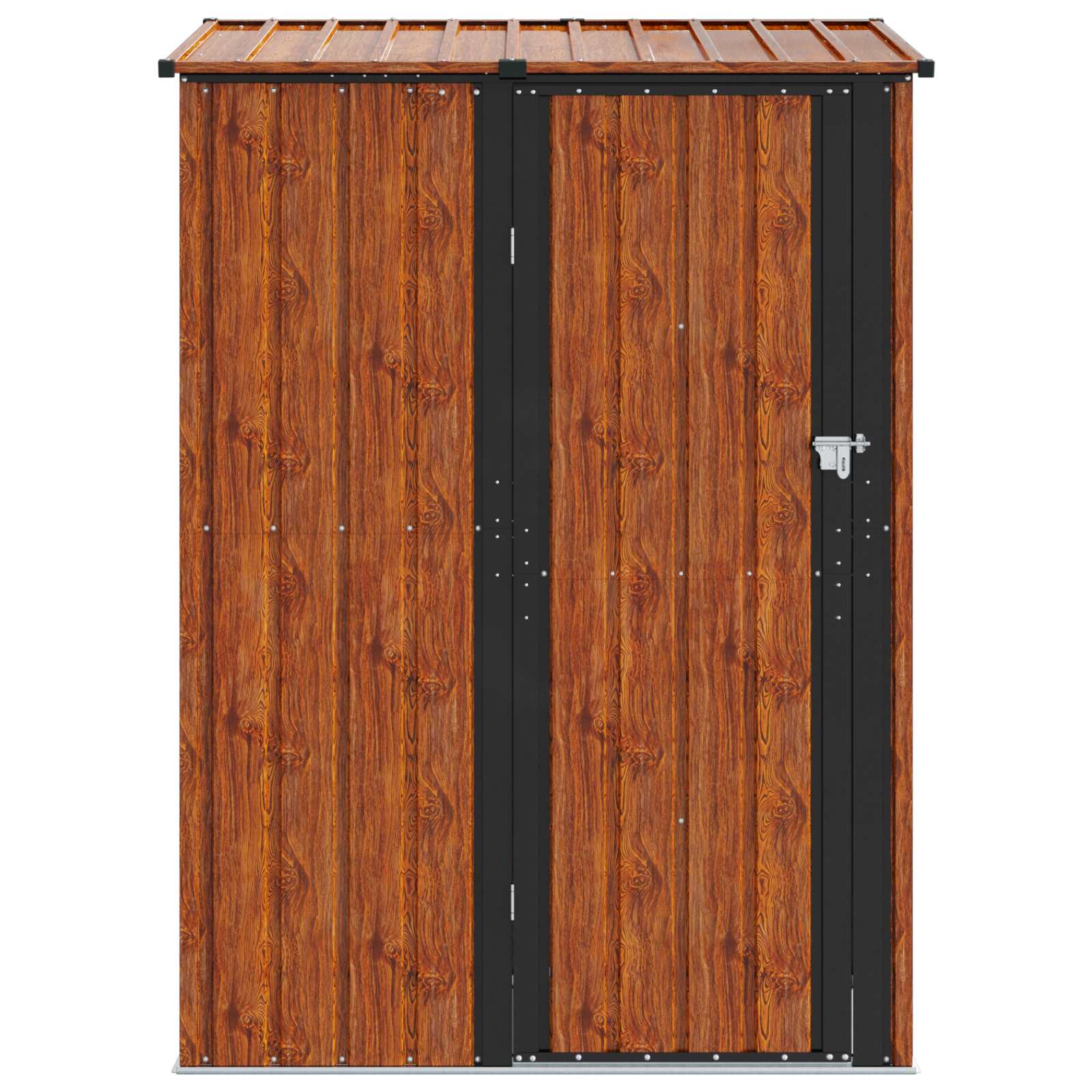 Tuinhuisjes Bruin 140,5 x 74 x 200 cm Metaal