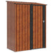 Tuinhuisjes Bruin 153,5 x 86 x 200 cm Metaal