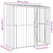 Tuinhuisjes Antraciet 203 x 85,5 x 200 cm Metaal