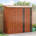 Tuinhuisjes Bruin 203 x 85,5 x 200 cm Metaal