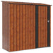 Tuinhuisjes Bruin 203 x 85,5 x 200 cm Metaal