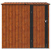 Tuinhuisjes Bruin 203 x 85,5 x 200 cm Metaal