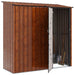 Tuinhuisjes Bruin 203 x 85,5 x 200 cm Metaal