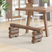 Bank Naturel 110 x 30 x 34 cm Massief Teakhout