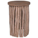 Kruk Naturel 30 x 30 x 45 cm Massief Teakhout