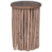 Kruk Naturel 30 x 30 x 45 cm Massief Teakhout