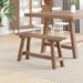 Bank Naturel 92 x 23,5 x 45,5 cm Massief mahoniehout
