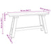 Bank Naturel 92 x 23,5 x 45,5 cm Massief mahoniehout
