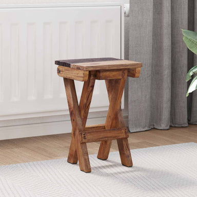 Kruk Naturel 30 x 30 x 48 cm Massief gerecycled hout