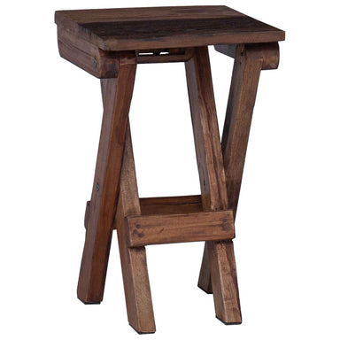 Kruk Naturel 30 x 30 x 48 cm Massief gerecycled hout