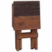 Kruk Naturel 30 x 30 x 48 cm Massief gerecycled hout