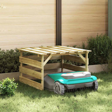 Grasmaaier Garage Bruin 84 x 80 x 56 cm