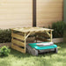 Grasmaaier Garage Bruin 84 x 80 x 56 cm