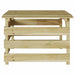 Grasmaaier Garage Bruin 84 x 80 x 56 cm