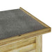 Opbergbox Naturel 80 x 44,5 x 57,5 cm Geïmpregneerd grenenhout