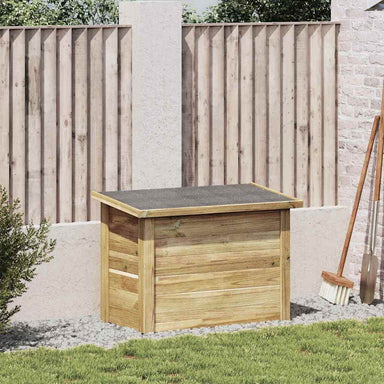 Opbergbox Naturel 80 x 44,5 x 57,5 cm Geïmpregneerd grenenhout