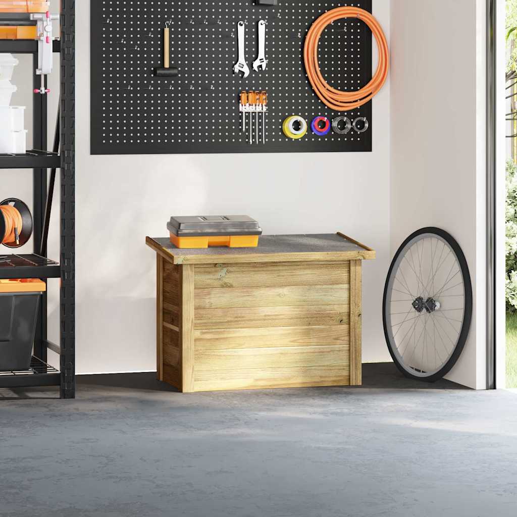 Opbergbox Naturel 80 x 44,5 x 57,5 cm Geïmpregneerd grenenhout