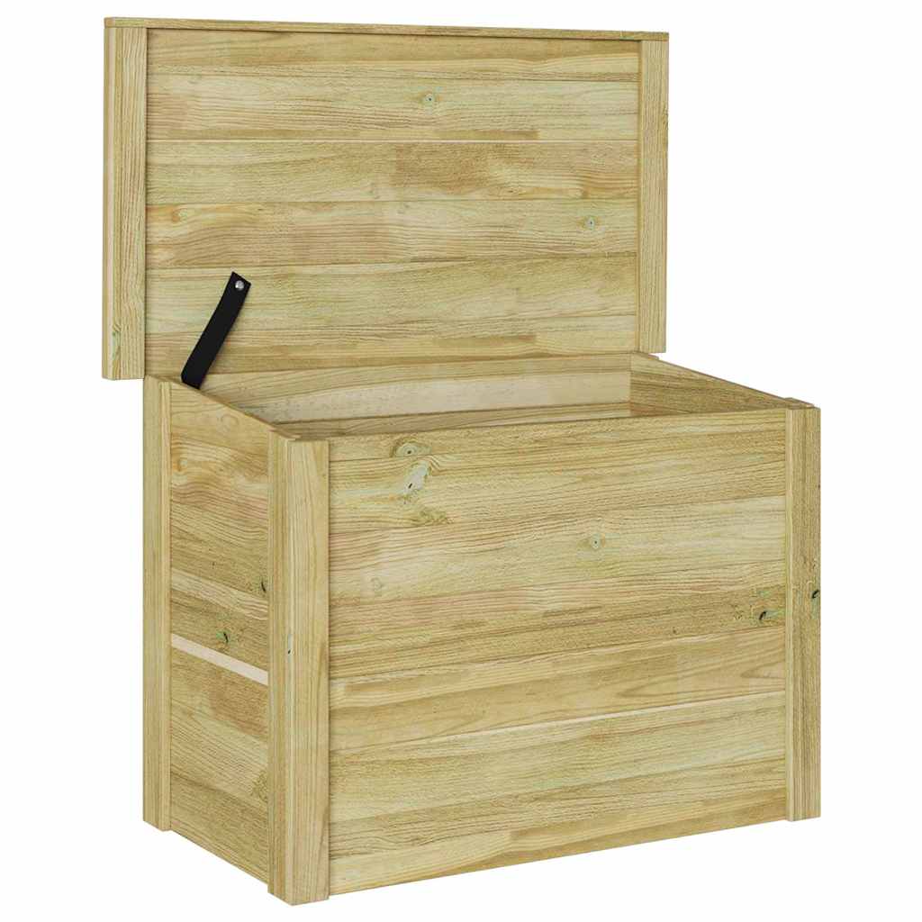 Opbergbox Naturel 80 x 44,5 x 57,5 cm Geïmpregneerd grenenhout