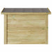Opbergbox Naturel 80 x 44,5 x 57,5 cm Geïmpregneerd grenenhout