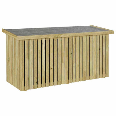Tuinopslagdoos met opslag Naturel 119 x 44 x 58,5 cm
