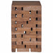 Kruk Naturel 29 x 29 x 48 cm Massief gerecycled hout
