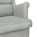 Fauteuil Lichtgrijs Fluweel