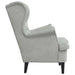 Fauteuil Lichtgrijs Fluweel