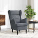 Fauteuil Donkergrijs Fluweel