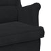 Fauteuil Zwart Fluweel