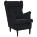 Fauteuil Zwart Fluweel